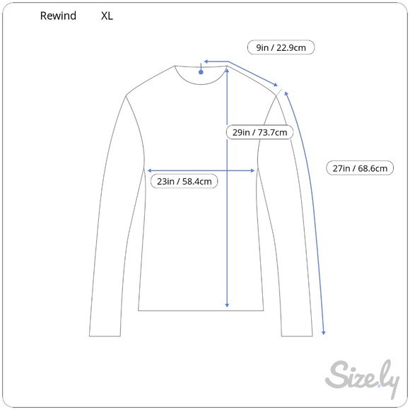 Rewind XL Sweater Gray Stripe Lace Side Panels Striped Lightweight - Picture 9 of 9